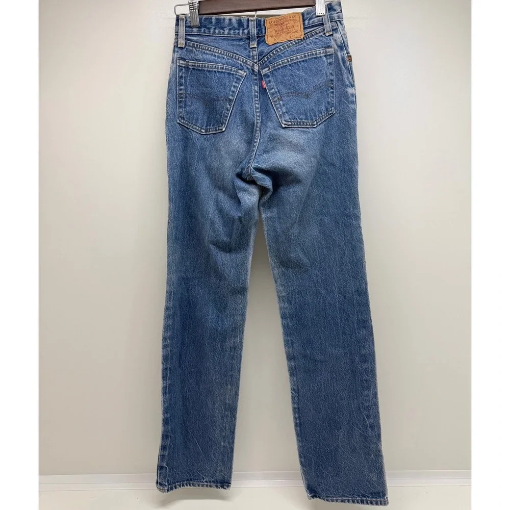 Vintage Levi's 501-0117 USA Jeans 31x31 DEVS Wash Em Hot Tag 1983 Distressed